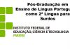 IFPB abre inscrições para Pós-Graduação em Ensino de LÃngua Portuguesa como 2ª LÃngua para Surdos