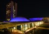 Iluminação azul mostra apoio do Congresso ao Dia Nacional do Surdo