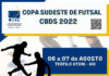 CBDS realiza Copa Sudeste de Futsal em Minas Gerais