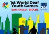 Brasil vai sediar a 1ª edição dos Jogos Mundiais da Juventude Surda