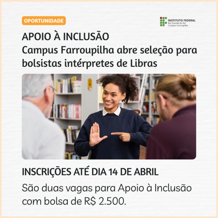 NOTÍCIAS - SITE DO CAMPUS - 2026 - Bolsistas Libras