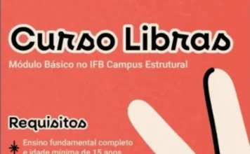 Curso gratuito de Libras no IFB abre 40 vagas
