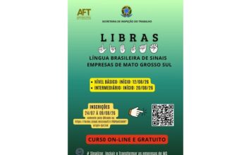 Curso gratuito de Libras está com inscrições abertas para empresas de Mato Grosso do Sul