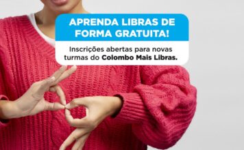 Inscrições para novas turmas do Colombo Mais Libras estão abertas
