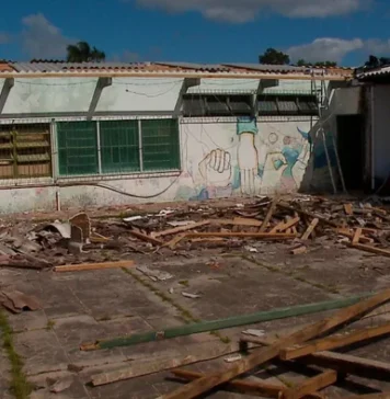 Escola de surdos mais antiga do RS acelera reconstrução após danos causados por ciclone