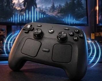 Steam Controller consegue converter o áudio do PC para ajudar jogadores surdos a “sentir” os sons