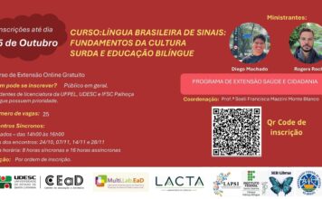 Udesc e parceiros oferecem curso online gratuito de Libras e educação bilíngue