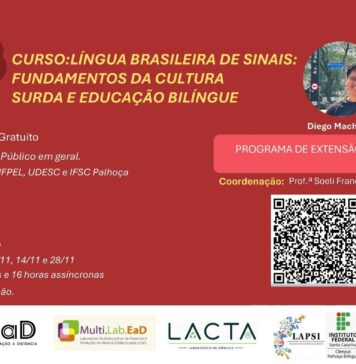 Udesc e parceiros oferecem curso online gratuito de Libras e educação bilíngue